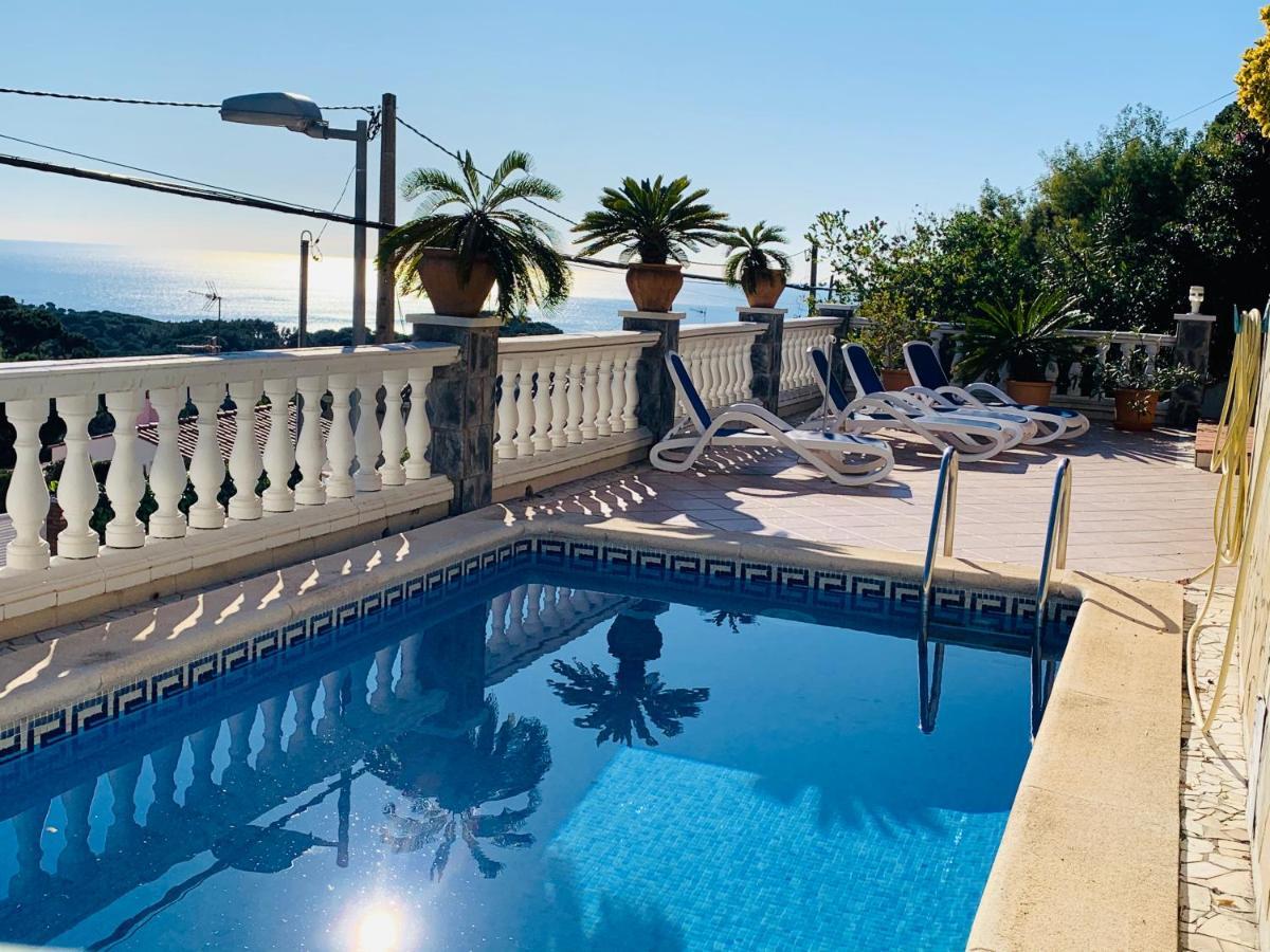 Mediterranean Villa Investingspain Sea View And Pool Lloret de Mar Ngoại thất bức ảnh